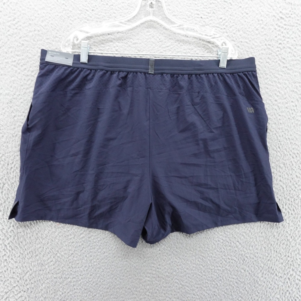 VRST Mens 5" Accelerate Short Dark Navy Relaxed Fit Running XXL NEW